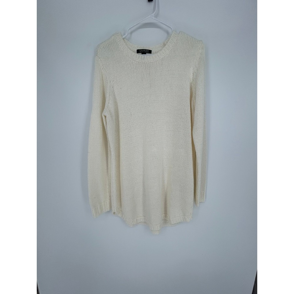 Lauren Ralph Lauren Sweater Womens 1X Elevated Basic Quiet Luxury Minimalist